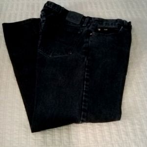 Lee Men's Regular Fit Straight Leg Jeans Black